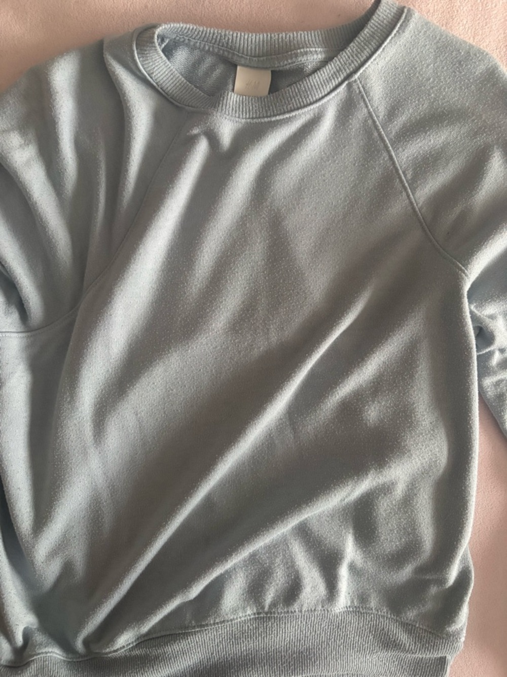 H&M Light Sage Green Crewneck Sweater